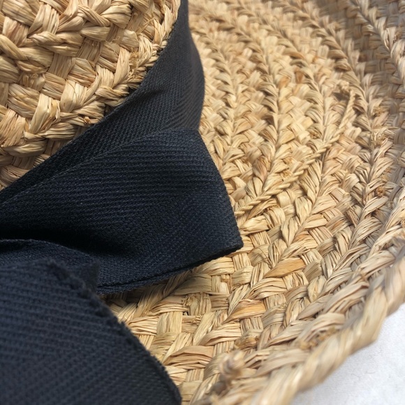 Helen Kaminski Classic 5 Bretton Straw Hat Summer Bow Flower Insignia UPF 50+ main image 6